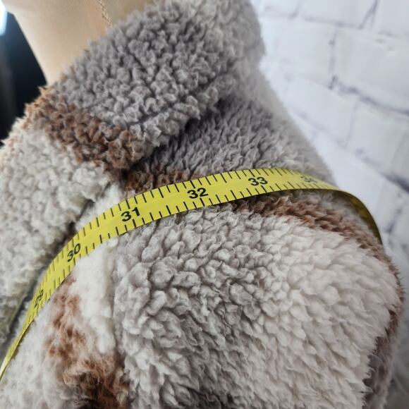 Koolaburra by UGG Shacket Womens M Jacket Brushed Back Sherpa Cozycore cabincore - Picture 8 of 11